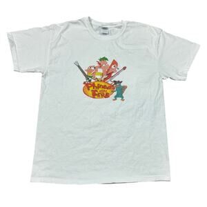 Rare Phineas and Ferb T Shirt Women's Large